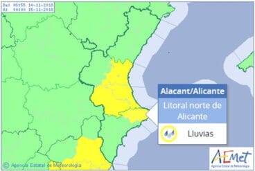 alerta amarilla alicante