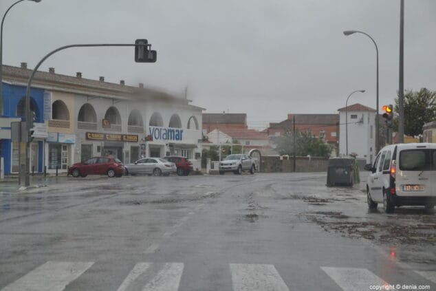 alerta roja denia carretera de las marinas