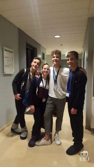 Alumnos de Babylon en el certamen europeo