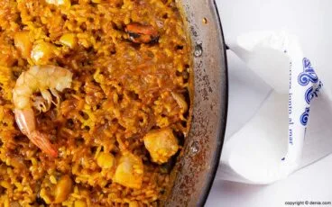 arroz en denia en restaurante mena