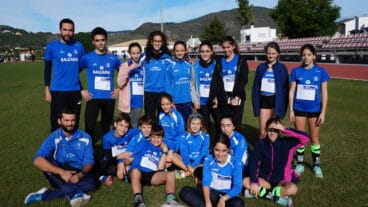 atletas del ca balearia dianium en la liga comarcal