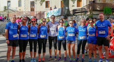Atletas del CA Baleària Diàniumen Fontilles