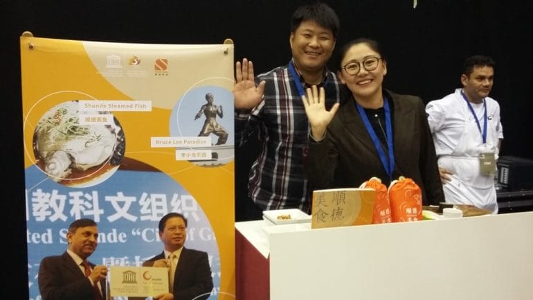 Delegación china en Gastrónoma