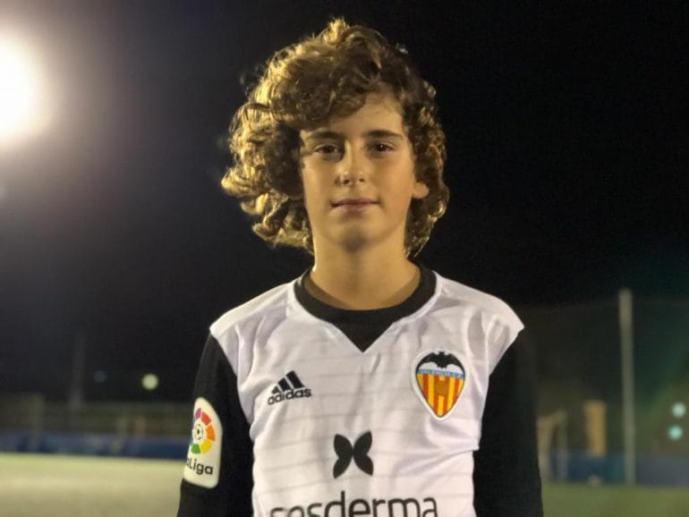 El alevín Teo Pavía