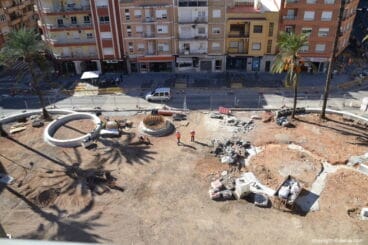 Estado actual de las obras en Archiduque Carlos