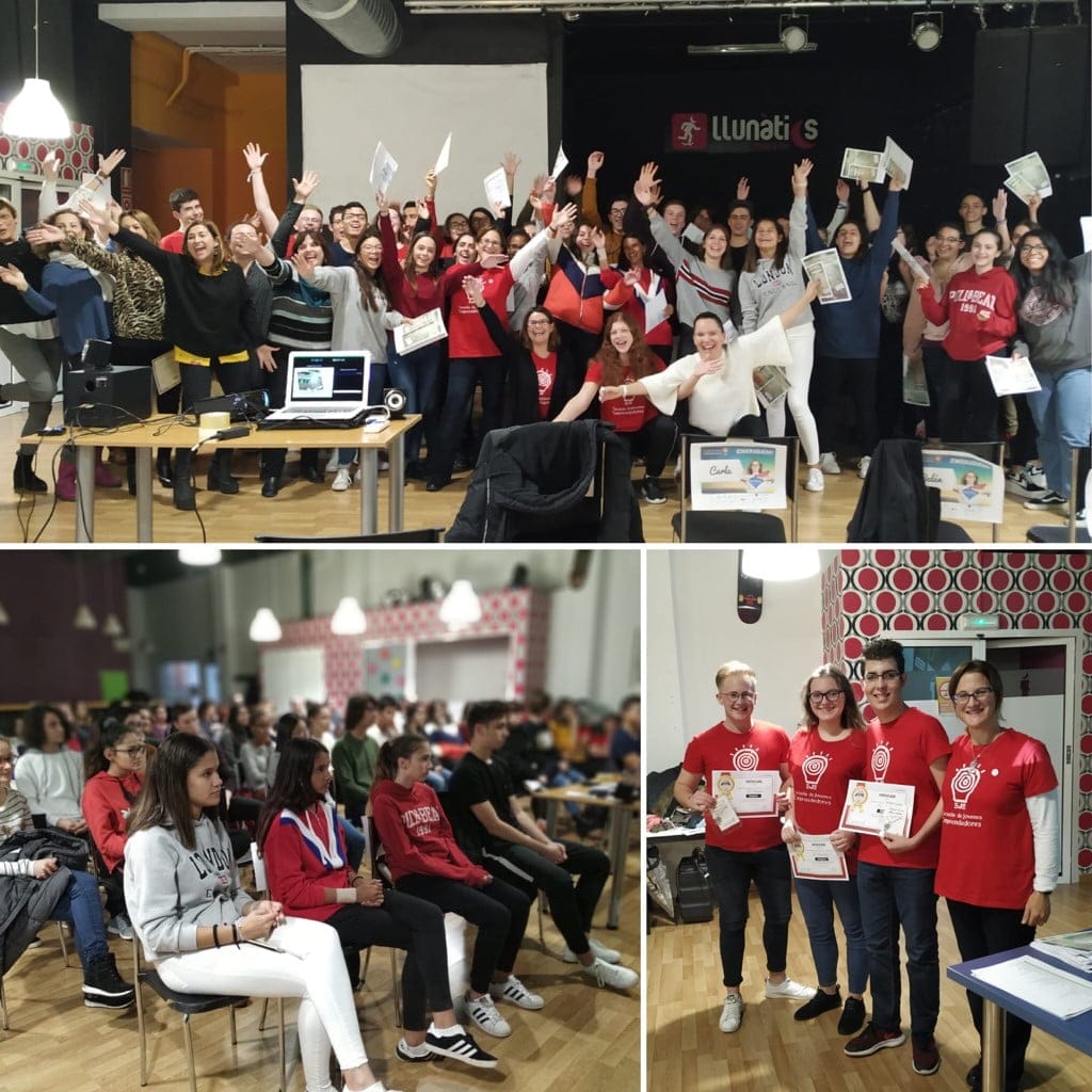 estudiantes que forman parte de la eje