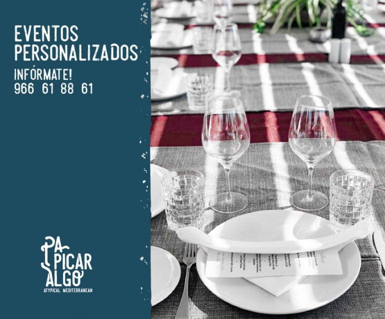 Eventos personalizados Pa Picar algo