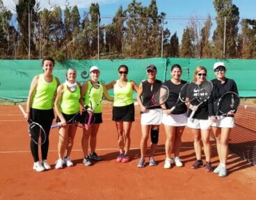formacion de veteranas a del club tenis denia