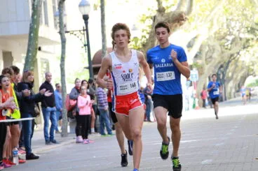 Joan Puigcerver en plena carrera