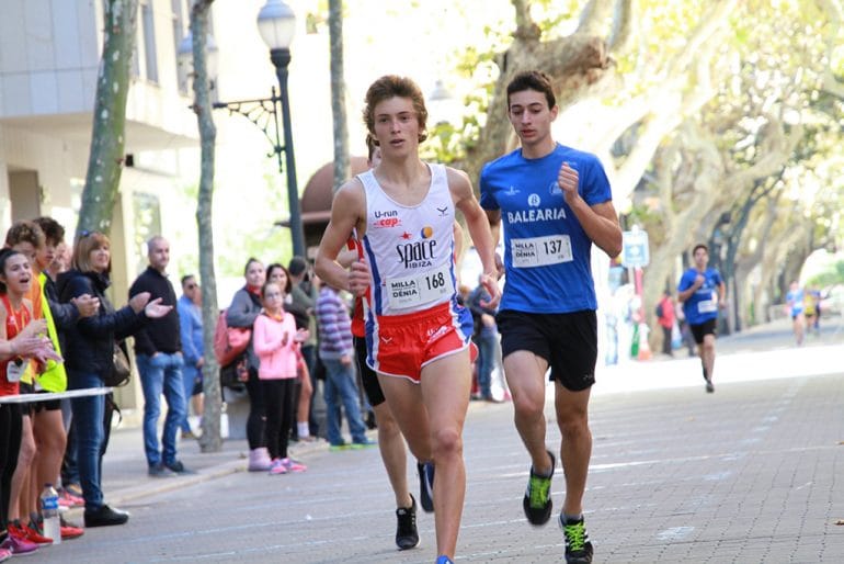 Joan Puigcerver en plena carrera