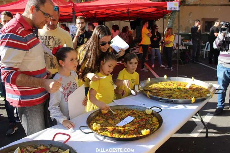 Jurado del concurso de paellas