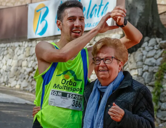 miquel piera con su abuela