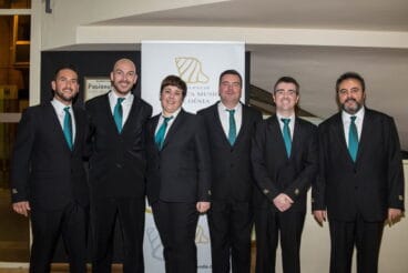 Músicos que celebran sus 25 años en la Banda de Dénia