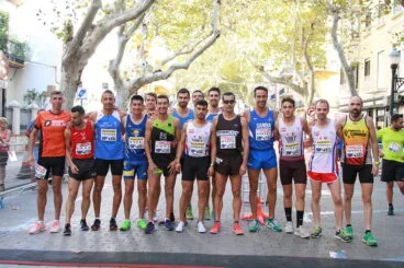 Participantes en la Milla de Élite