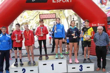 Podio categoría alevín