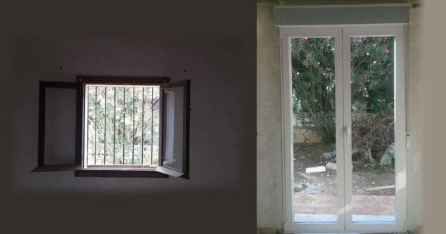 ventana antes y despues alucardona pvc y aluminios s l