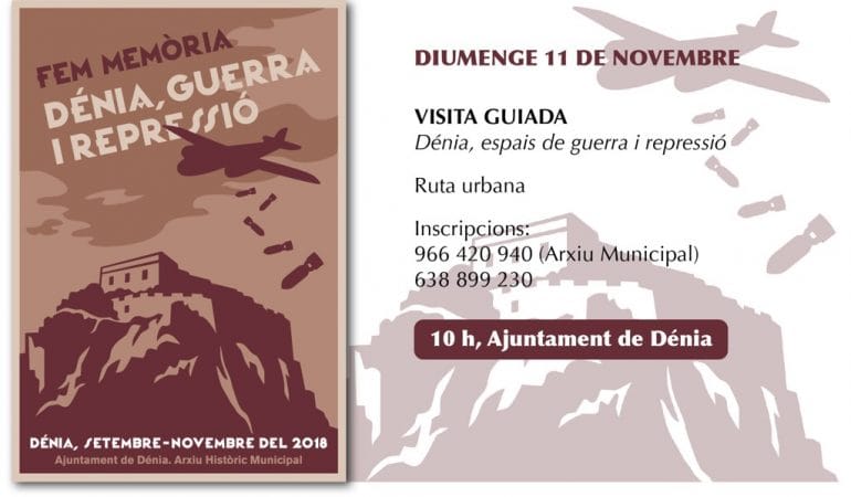 Visita guiada 11 noviembre Dénia