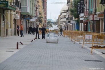 Zona peatonal de la calle La Mar