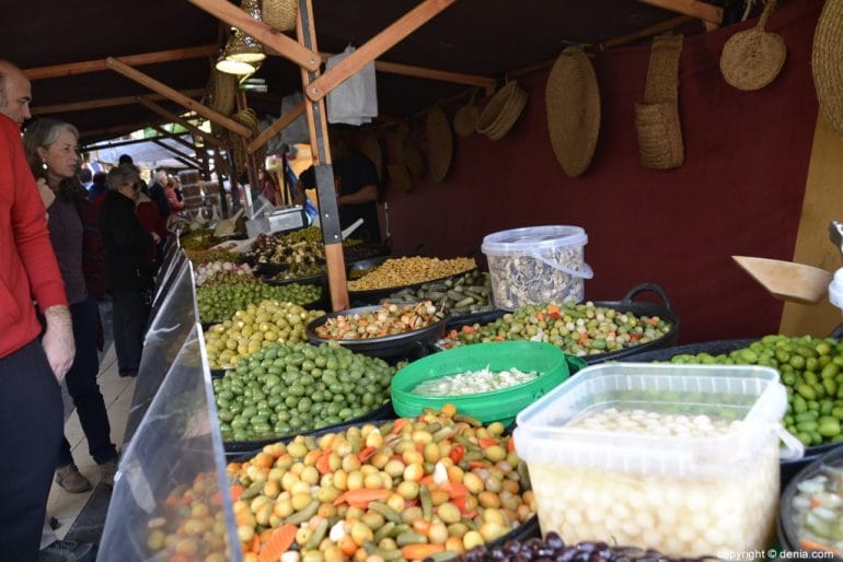 Mercado Medieval Dénia 2018 - encurtidos