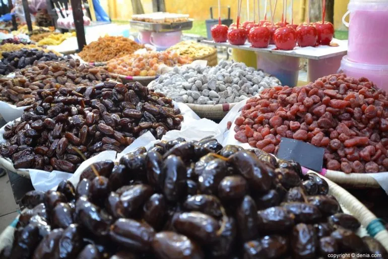 Mercado Medieval Dénia 2018 - dátiles