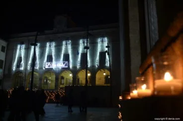 Nit de la Llum Dénia 2018 – Fachada del Ayuntamiento