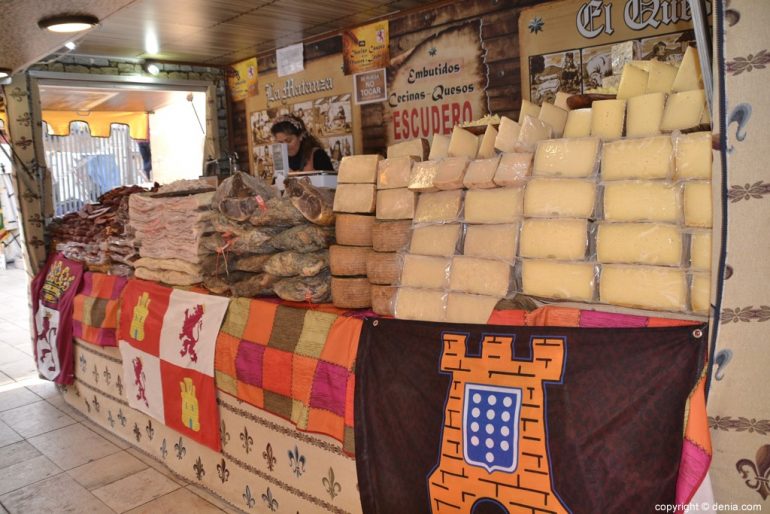 Mercado Medieval Dénia 2018 - quesos