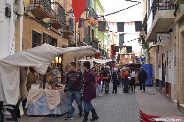 Mercado Medieval Dénia 2018 - calle Loreto