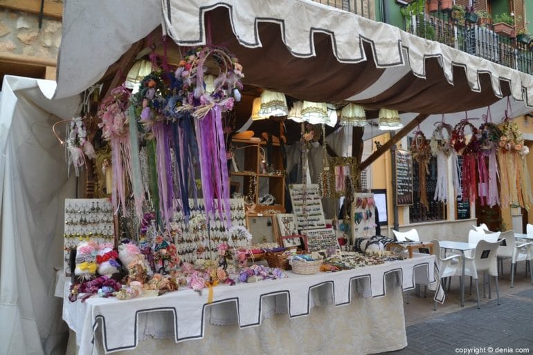 Mercado Medieval Dénia 2018 - coronas de flores