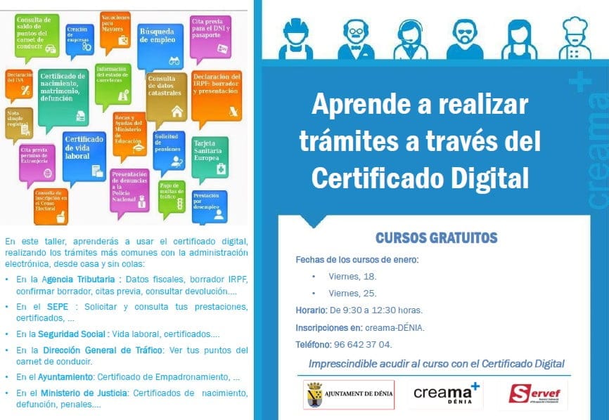 aprender a usar el certificado digital