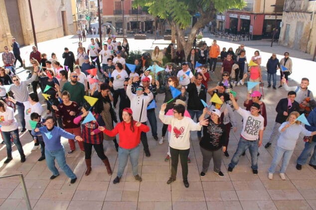 El mural de los deseos del colectivo con diversidad funcional: "Queremos que nos traten igual que al resto" 4 celebracion del acto del dia de personas con discapacidad funcional