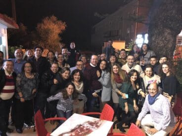 Cena de Navidad de la falla Les Roques