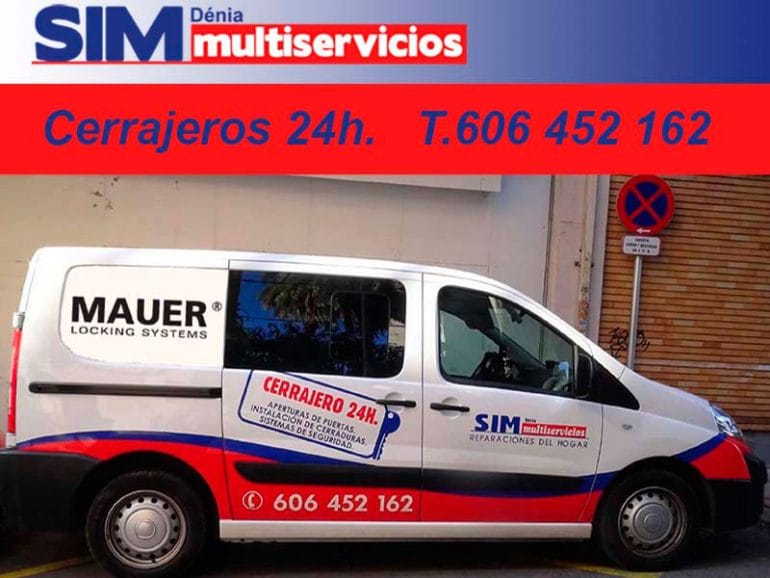 Cerrajeros 24h SIM Dénia