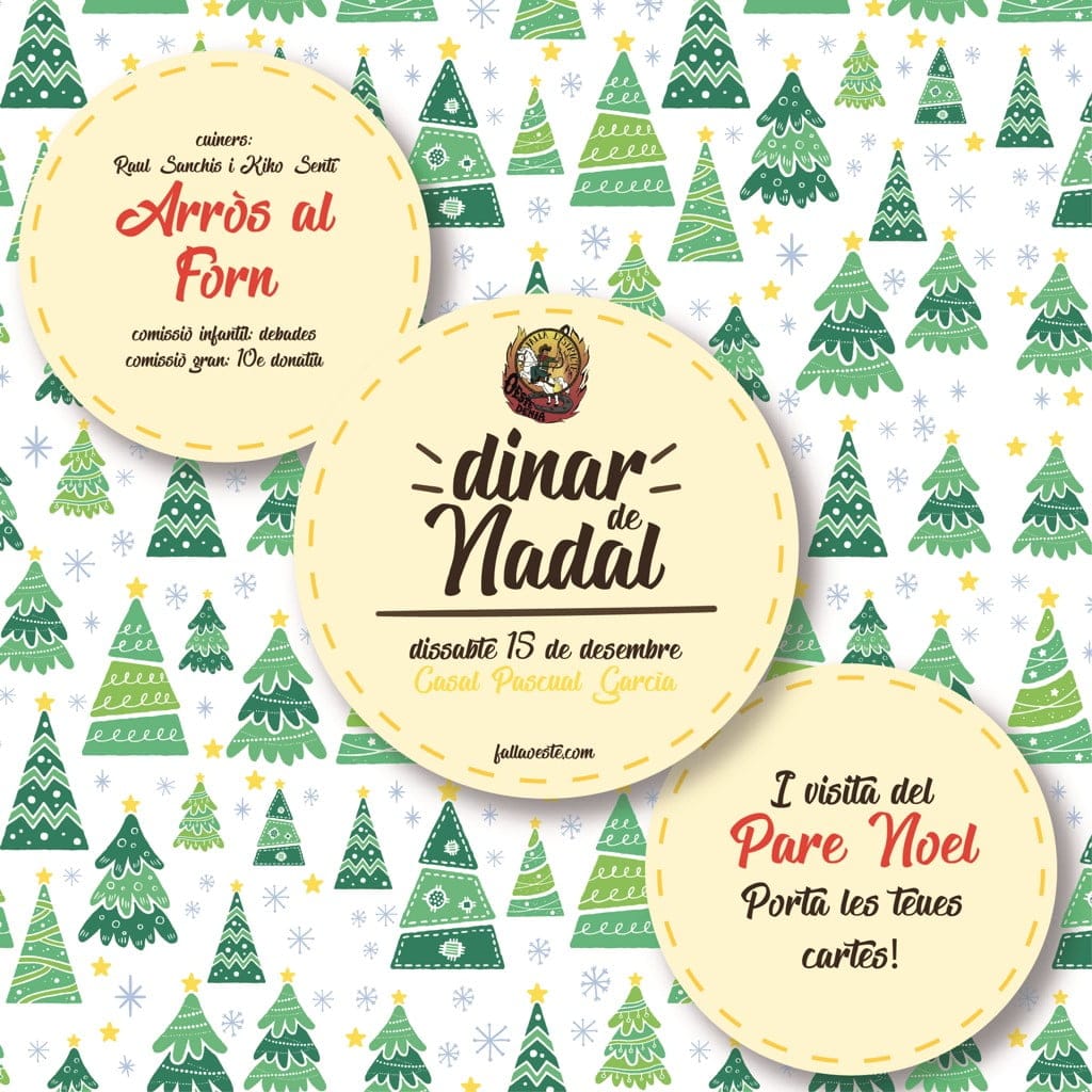 comida de navidad en la falla oeste