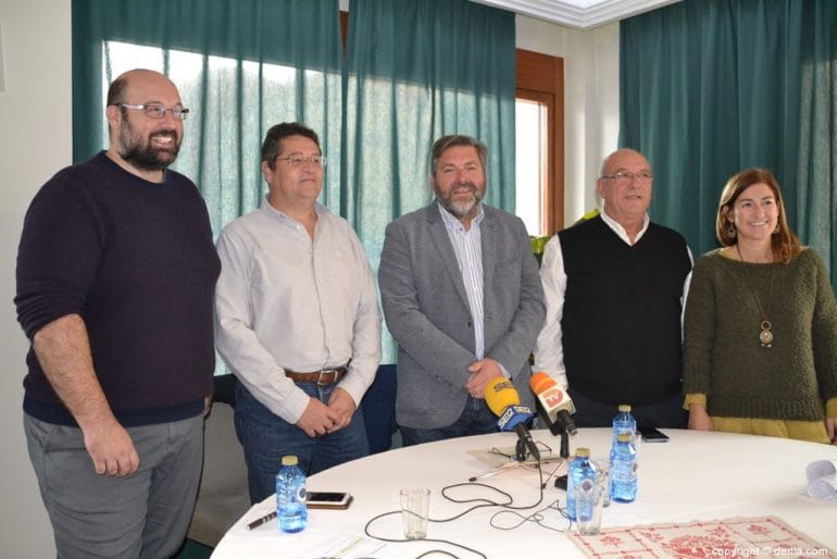 Concejales de Compromís y en secretario local