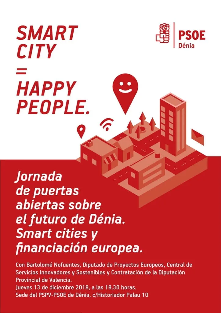debate sobre smart cities en el psoe de denia