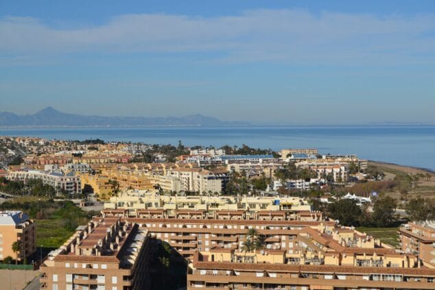 denia desde el castillo
