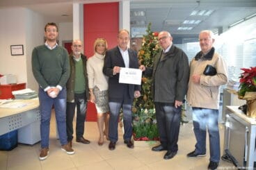 entrega de la recaudacion del concierto benefico a caritas