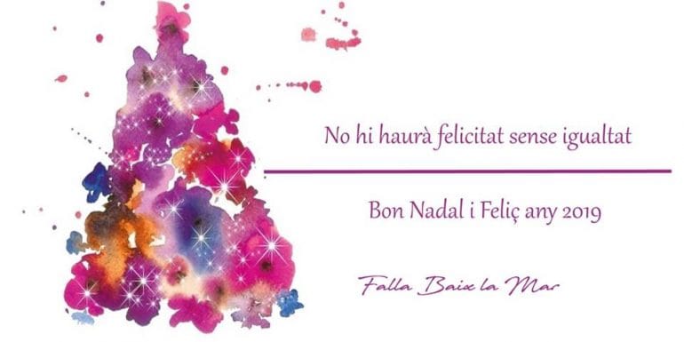 Felicitación Falla Baix la Mar