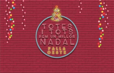 Felicitación Navidad Falla Oeste