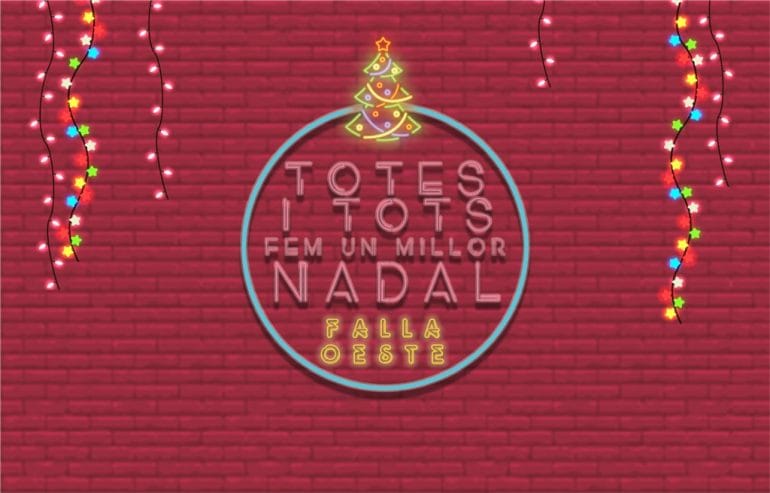 Felicitación Navidad Falla Oeste