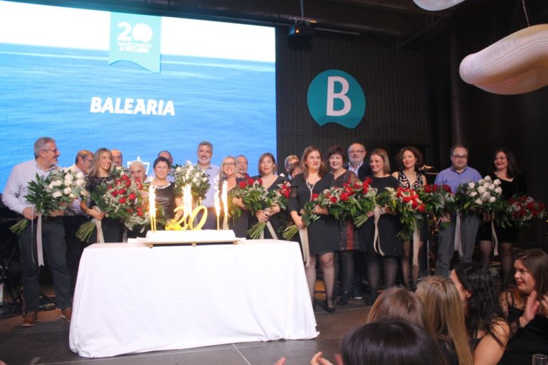 Fiesta del 20 aniversario de Baleària en Dénia