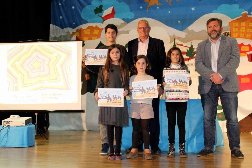 Marina Bermejo, del colegio Montgó, gana el concurso de tarjetas de Navidad 3 ganadores del concurso de tarjetas de navidad