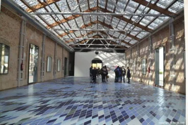Interior del edificio de la lonja de Dénia