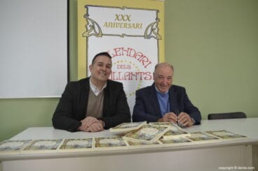 jovi lozano y joan josep cardona presentan el calendari dels brillants 2019