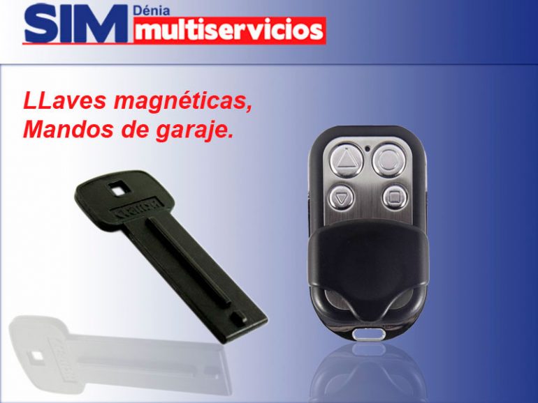 Llaves magnéticas y mandos SIM Multiservicios Dénia