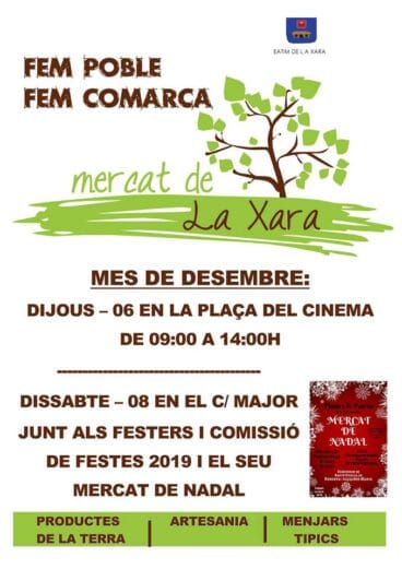 Mercados del puente de diciembre en La Xara