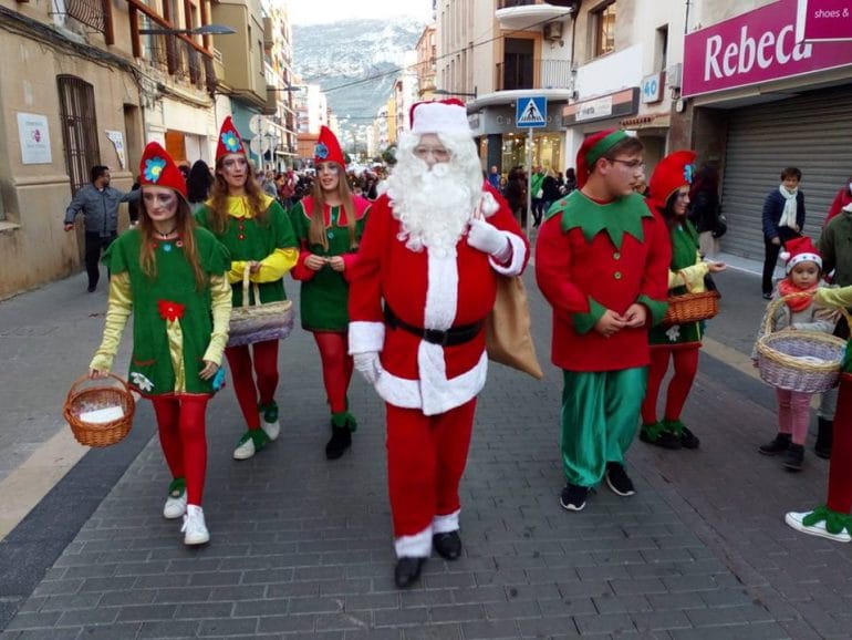 Papá Noel en Dénia