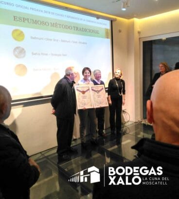 premio para los espumosos de bodegas xalo