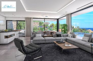 Sala de estar con amplio ventanal Stella Inmo Consulting