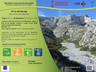 subida a la cima del montgo